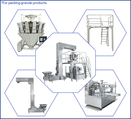 Rotary Automatic Granule Packaging Machine Pouches Packing Machine