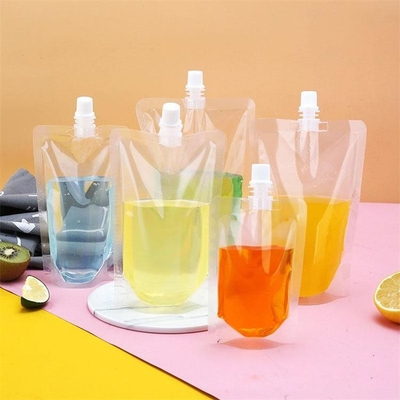 Stand Up Bag Kraft Paper Pouch Bag Composite Film For Packaging Granular Powder