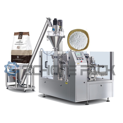 Accuracy Powder Packaging Machine Automatic Measuring High Speed Multi Station Bagging