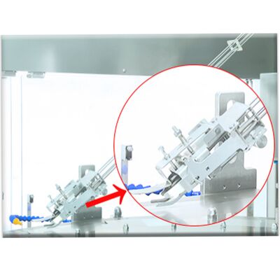 Dual-head Fully Automatic Nozzle-type Filling Sealing and Labeling Machine Plastic Bagged Liquids Pastes Easy to Operate