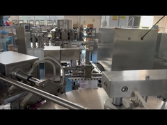 Ligne rotatoire ailes de glaçon de tampon de coton de machine de conditionnement de granule de poulet de boulettes