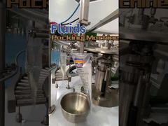 Machine à emballer des liquides rotative à huit stations sac préfabriqué en acier inoxydable 304/316