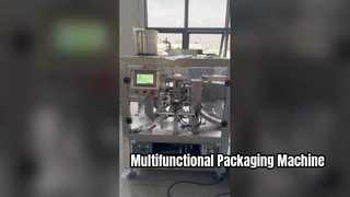 Machine d'emballage de sachets de gel entièrement automatique à 6 stations, faible encombrement, haute efficacité, prix budgétaire
