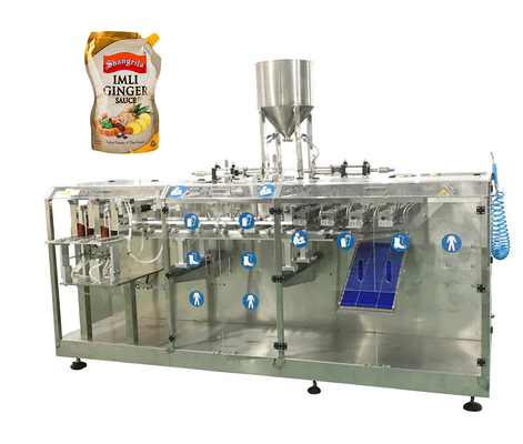 Horizontal Liquid Packing Machine Fully Automatic Pouch Type Liquid Sauce