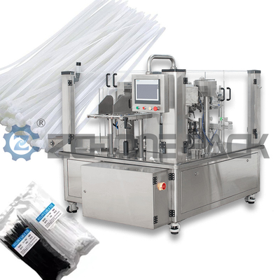 Cable Ties , Plastic Strips , Long Strips Of Material Automatic Packaging Machine Accurate Feeding And Sealing